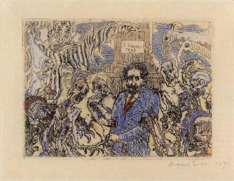 James Ensor Demons Tormenting me